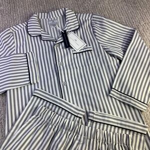 Petite Plume, Striped Kids Pajama Set. Clean Fabrics!